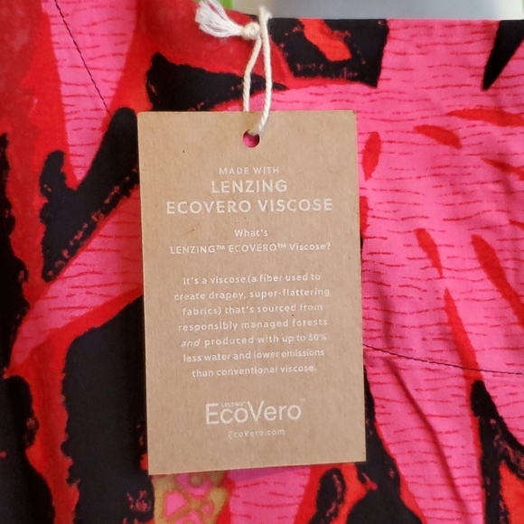 J Crew Faux-Wrap Midi Dress in Palm Print Size 0 - Picture 6 of 7